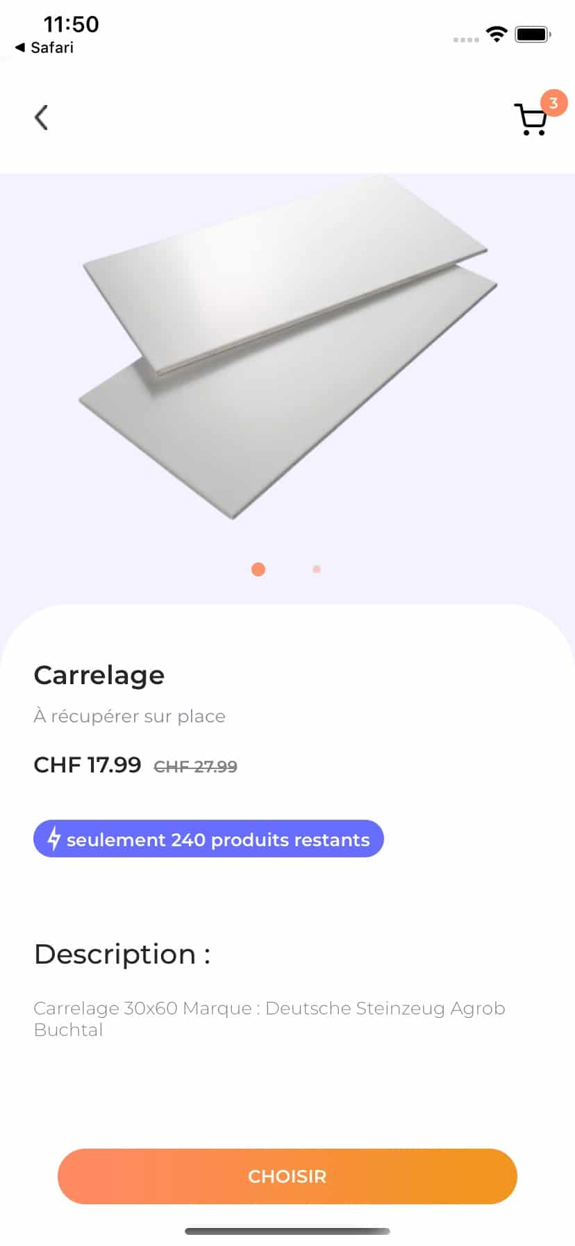 E-commerce mobile + web