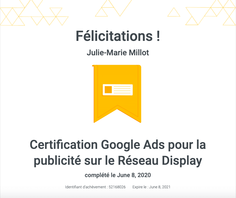 certificat