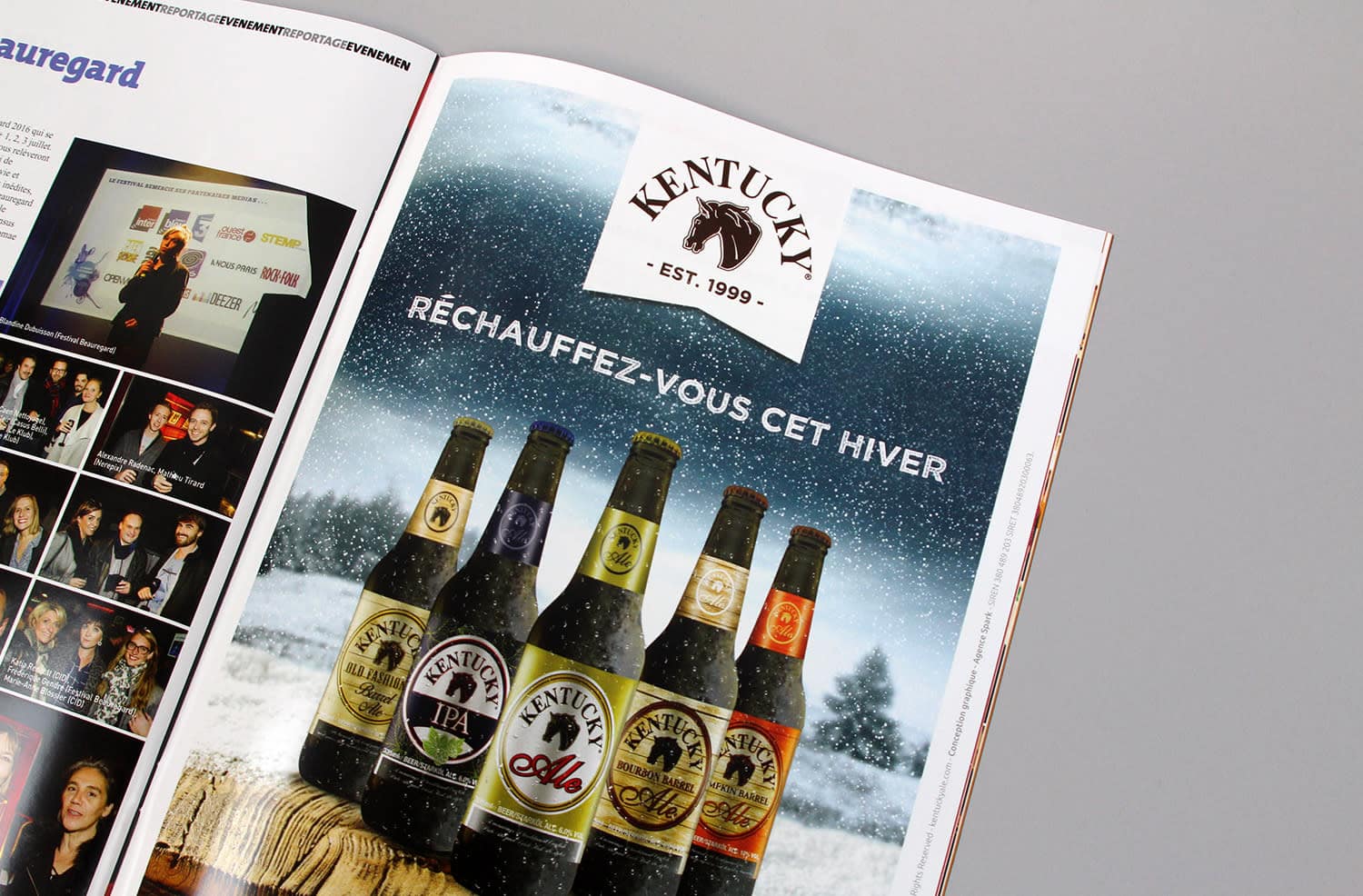Visuel publicitaire Alltech Beverage France
