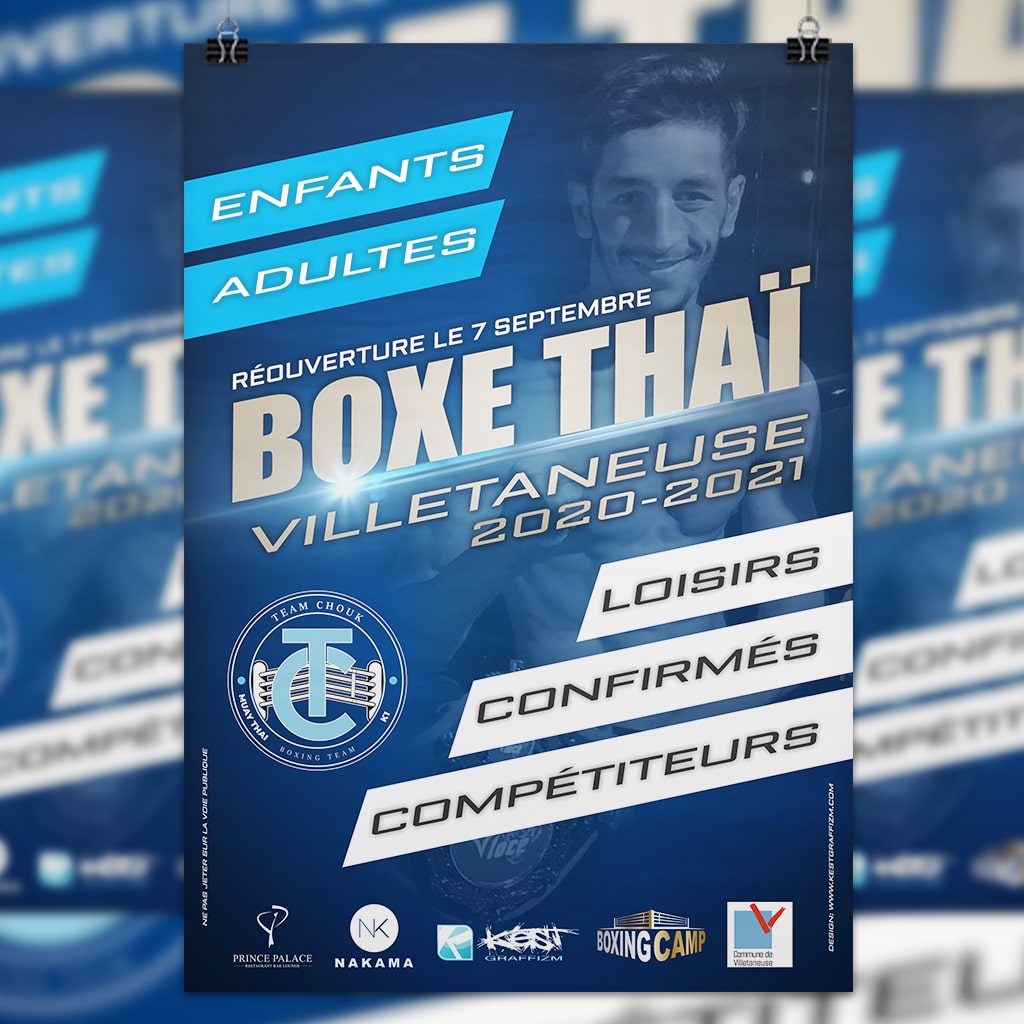 Création de flyer - Team Chouk