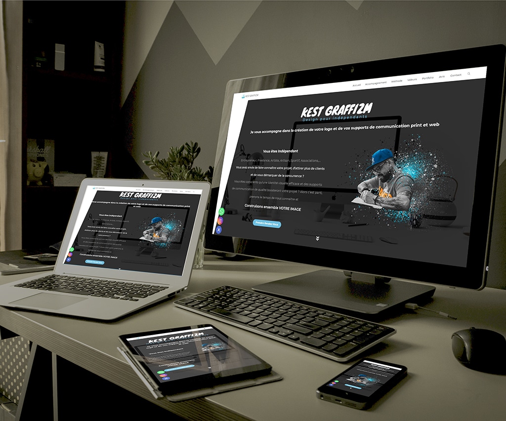 Création de site internet - Kest Graffizm
