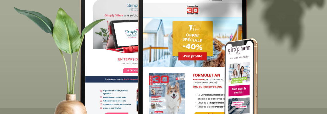 Intégration HTML Newsletters – Emailing – Landing Page